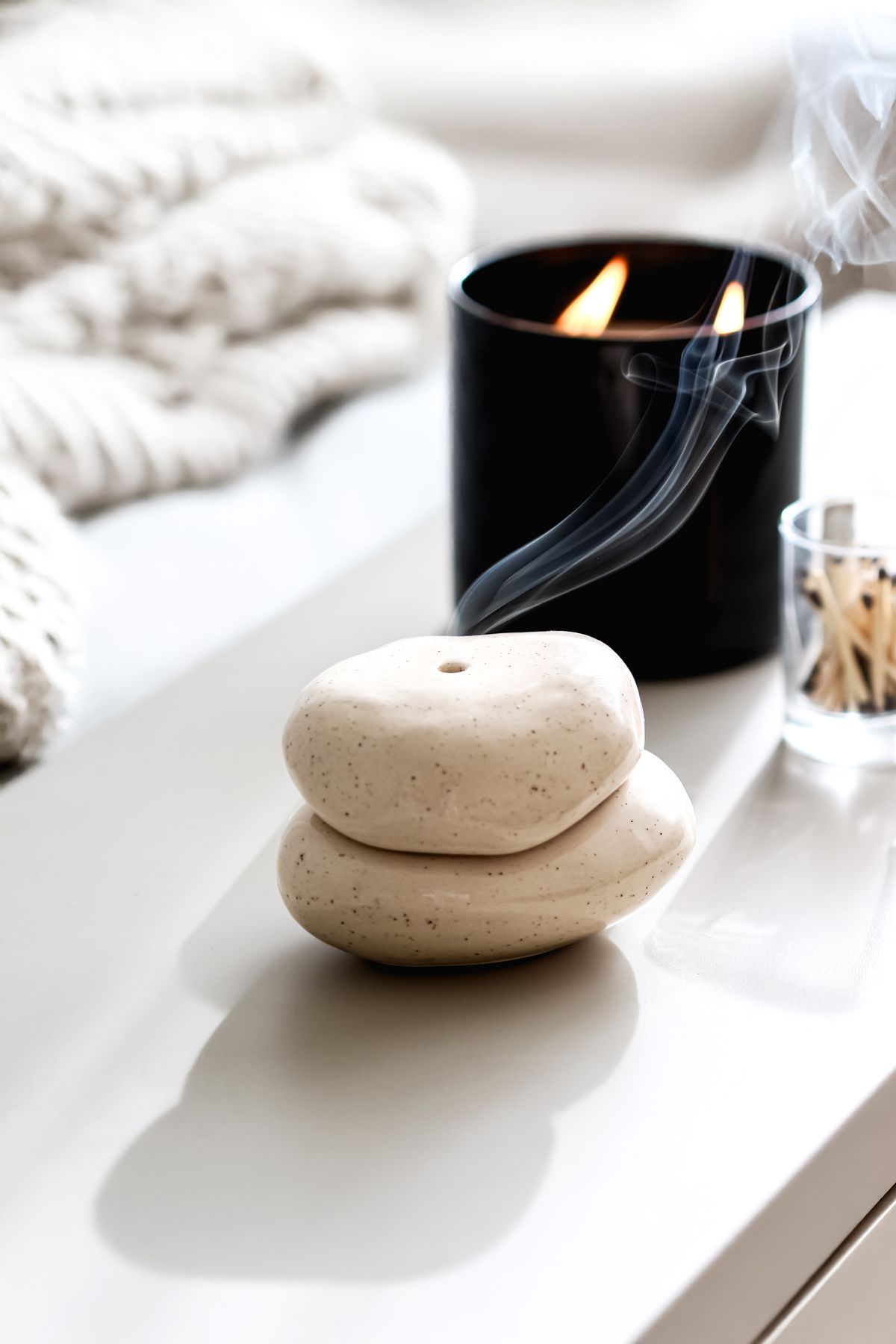 A tranquil spa detail