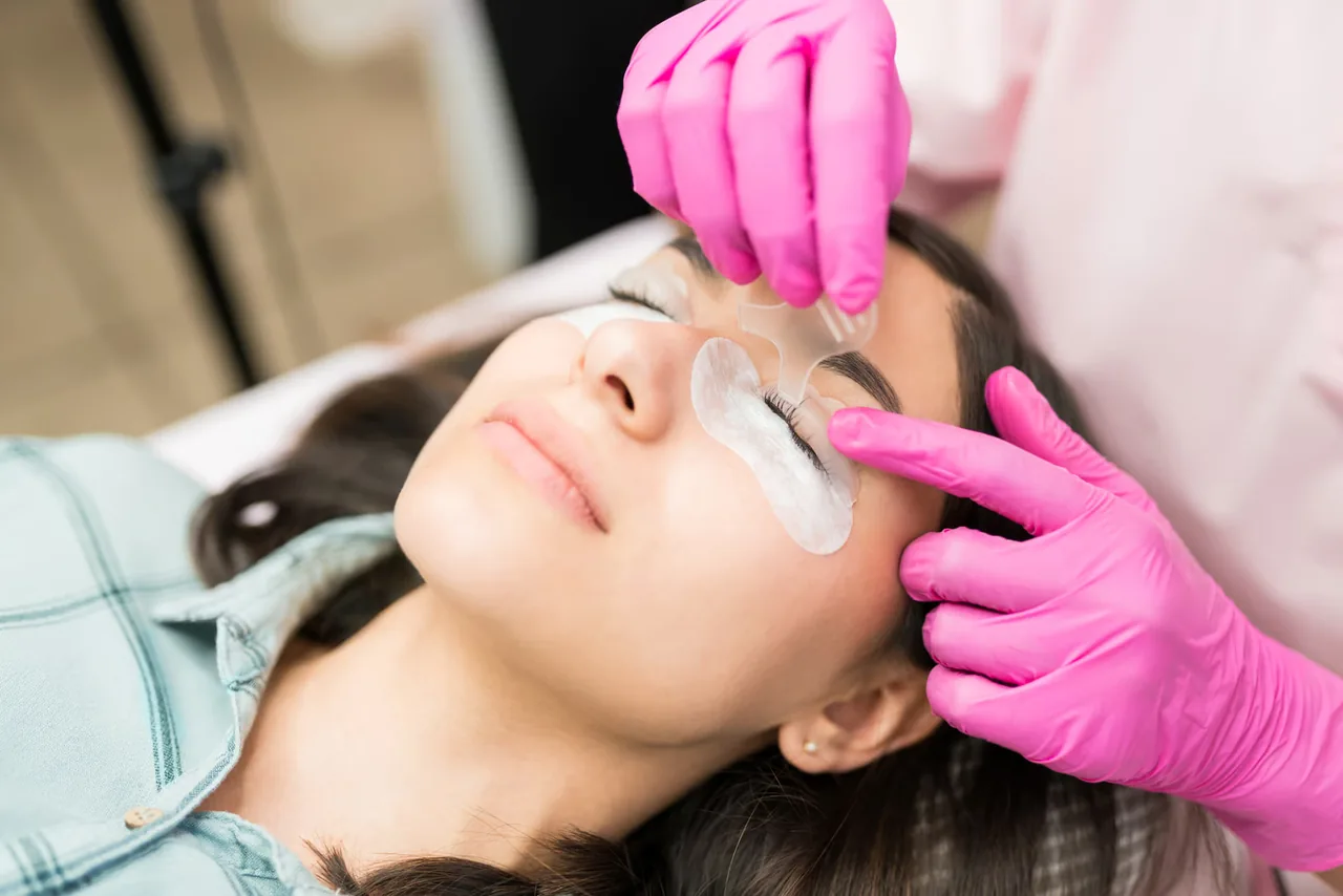 Lash lift and tint imagery published by Anima Med Spa