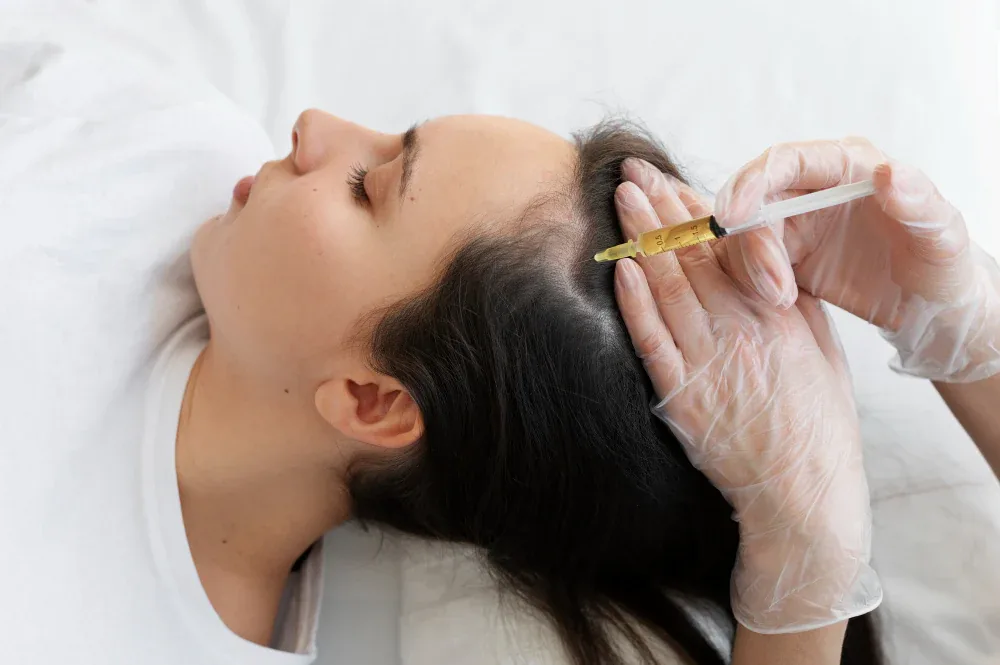 PRP hair restoration imagery published by Anima Med Spa