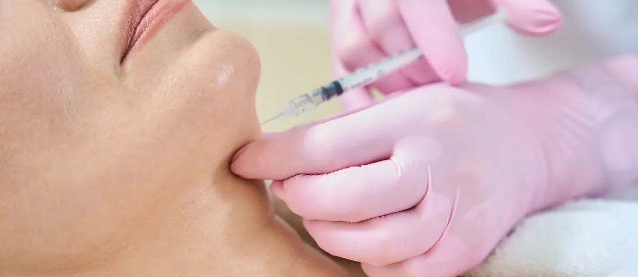 Submental contouring imagery published by Anima Med Spa
